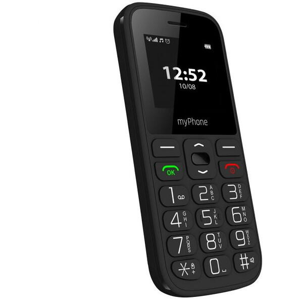 Telefon Mobil MyPhone Halo A, Dual SIM, Negru