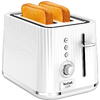 Toaster TEFAL Loft TT761138, 7 niveluri de rumenire, 3 functii dedicate, iluminare LED, tava firmituri, Alb