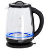 Fierbator electric cu strecuratoare pentru ceai Camry CR 1290, 2 l, Grade la alegere, Luminos, Negru