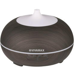 VIVAMAX Vaporizator cu ultrasunete de ulei esențial, 36 ml/ora debit de vapori, Oprire automata, Timer, Maro