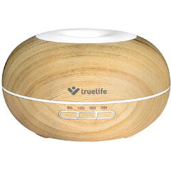 TrueLife TLAIRDD5L Odorizant cu ultrasunete, 300 ml, 14 lumini de fundal, 10 ore de functionare, model lemn deschis