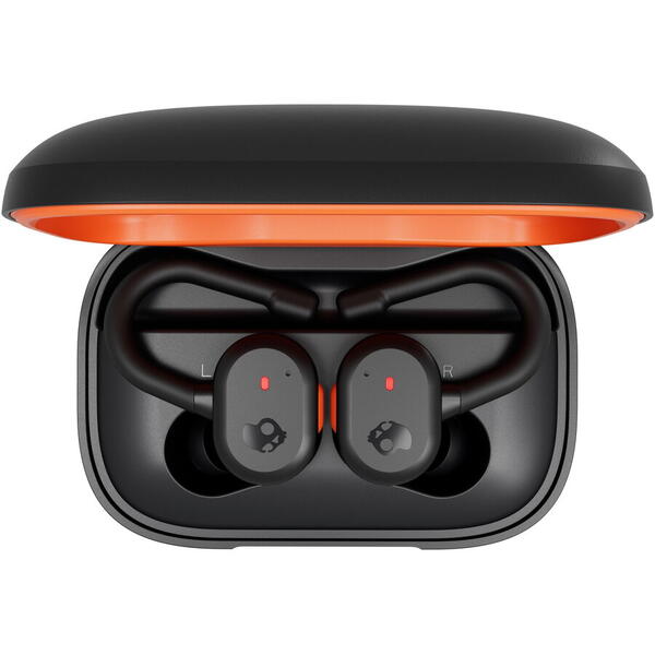 Casti Audio In-Ear Skullcandy Push Active True wireless, Bluetooth, True Black Orange