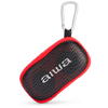 Boxa portabila Aiwa BS-110RD, Bluetooth, Micro SD, Microfon, Putere 10W, Negru/Rosu