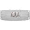 Boxa portabila JBL Flip 6, Bluetooth, PartyBoost, IP67, USB C, 12h, Alb