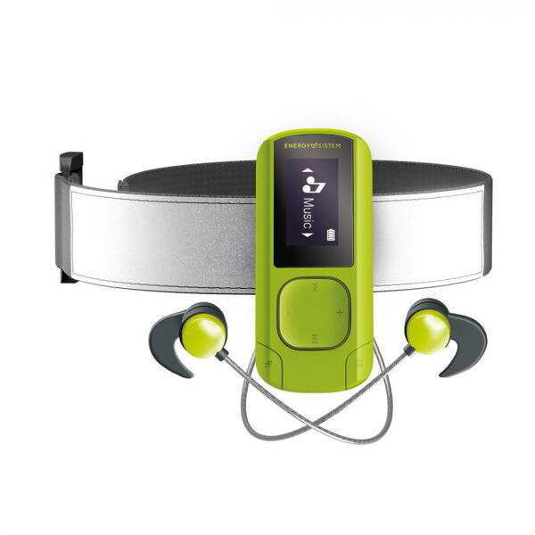 Energy Sistem MP3 Clip BT player MP3 sport, 16Gb, Verde