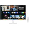 Monitor VA LED Samsung Smart M5 32" S32BM501EU , Full HD (1920x1080), HDMI, Bluetooth, Boxe, TV Experience , Alb
