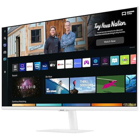 Monitor VA LED Samsung Smart M5 32" S32BM501EU , Full HD (1920x1080), HDMI, Bluetooth, Boxe, TV Experience , Alb