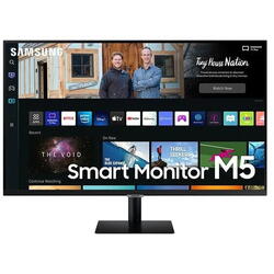 Monitor Smart LED VA SAMSUNG M5 LS27BM500EUXEN, 27", Full HD, 60Hz, HDR10, Negru