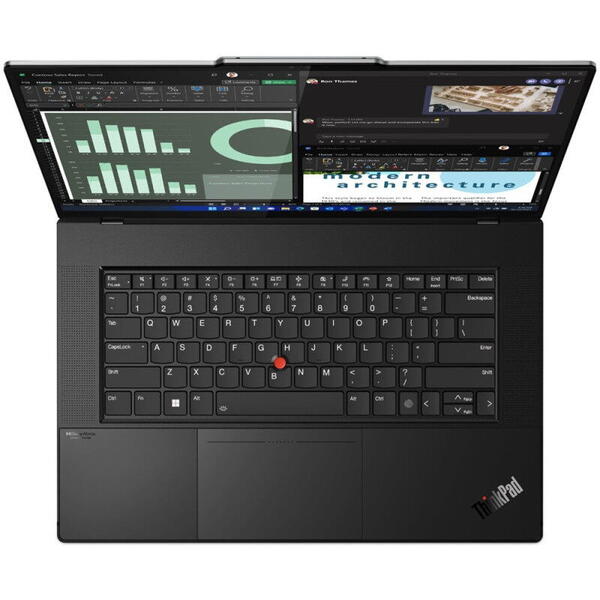 Laptop Lenovo 16'' ThinkPad Z16 Gen 1, WUXGA IPS, Procesor AMD Ryzen™ 7 PRO 6850H (16M Cache, up to 4.7 GHz), 32GB DDR5, 1TB SSD, Radeon 680M, Win 11 Pro, Arctic Grey