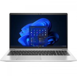 Laptop HP EliteBook 650 G9, 15.6 inch FHD, Intel Core i5-1235U, 8GB RAM, 512GB SSD, Windows 11 Pro, Argintiu