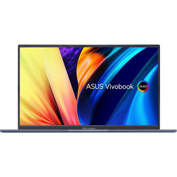 Laptop ASUS 15.6'' Vivobook 15X OLED M1503IA, FHD, Procesor AMD Ryzen™ 7 4800H (8M Cache, up to 4.2 GHz), 8GB DDR4, 512GB SSD, Radeon, No OS, Quiet Blue