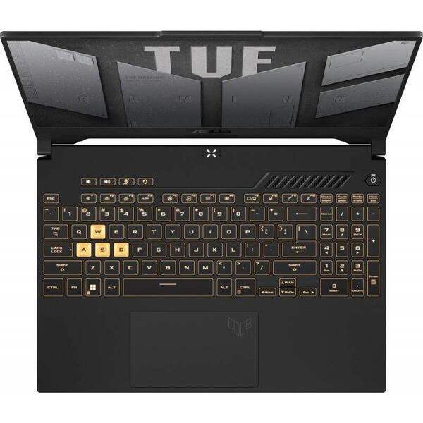 Laptop Gaming ASUS TUF F15 FX507ZR-HQ034, 15.6 inch WQHD, Intel Core i7-12700H, 16GB RAM, 1TB SSD, nVidia GeForce RTX 3070 8GB, Free DOS, Gri
