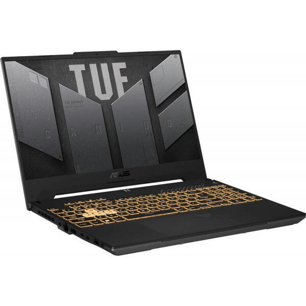 Laptop Gaming ASUS TUF F15 FX507ZR-HQ034, 15.6 inch WQHD, Intel Core i7-12700H, 16GB RAM, 1TB SSD, nVidia GeForce RTX 3070 8GB, Free DOS, Gri