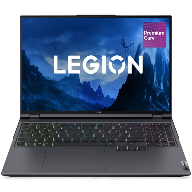 Lenovo Laptop gaming Lenovo Legion 5 Pro 16ARH7H cu procesor AMD Ryzen 7 6800H, 16, WQXGA, 16GB, 512GB SSD, NVIDIA GeForce RTX 3060 6GB, No OS, Storm Grey, 3y on-site Premium Care laptop