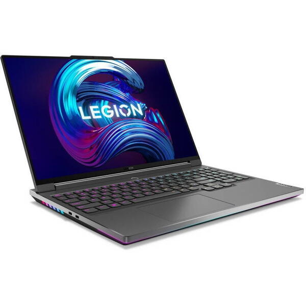 Laptop Gaming Lenovo Legion 7 16ARHA7, 16 inch WQXGA, AMD Ryzen R7 6800H, 32GB RAM, 1TB SSD, AMD Radeon RX 6850M XT 12GB, Free DOS, Gri