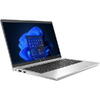 Laptop HP ProBook 440 G9, Intel Core i7-1260P, 14inch FHD, 16GB RAM, 512GB SSD, Intel Iris Xe Graphics, Free DOS, Argintiu
