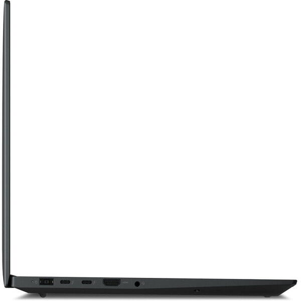 Laptop Lenovo 16'' ThinkPad P1 Gen 5, WUXGA IPS, Procesor Intel® Core™ i7-12700H (24M Cache, up to 4.70 GHz), 16GB DDR5, 512GB SSD, RTX A1000 4GB, Win 11 DG Win 10 Pro, Black