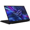 Laptop ASUS Gaming 16'' ROG Flow X16 GV601RM, QHD+ 165Hz Touch, Procesor AMD Ryzen™ 9 6900HS (16M Cache, up to 4.9 GHz), 32GB DDR5, 1TB SSD, GeForce RTX 3060 6GB, Win 11 Home, Off Black