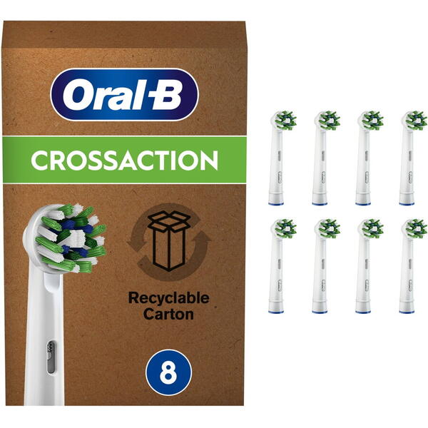 Rezerva periuta de dinti Oral-B Cross Action, 8 buc