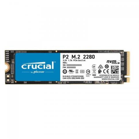 SSD Crucial P2 1TB PCI Express 3.0 x4, M.2 2280