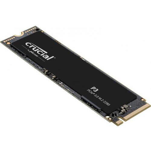SSD Crucial P3 500GB, PCI Express 3.0 x4, M.2 2280