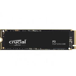 SSD Crucial P3 500GB, PCI Express 3.0 x4, M.2 2280