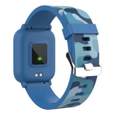 Smartwatch Canyon MyDino KW-33, IPS 1.3", 32KB RAM, Bratara silicon, Bluetooth 5.0, dedicat pentru copii Albastru