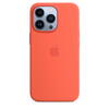 Husa de protectie Apple Silicone Case with MagSafe pentru iPhone 13 Pro, Nectarine