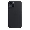 Husa de protectie Apple Leather Case with MagSafe pentru iPhone 14, Midnight