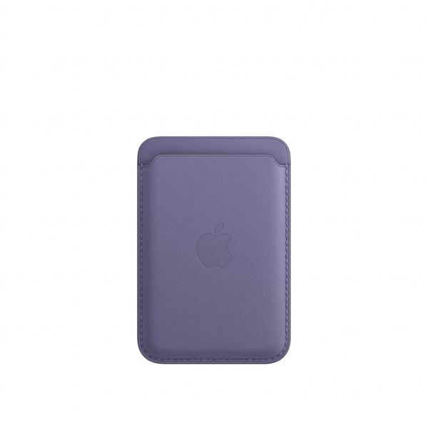 Husa de protectie Apple Leather Wallet MagSafe pentru iPhone, Wisteria