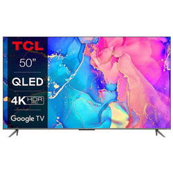 Televizor QLED TCL 50C639, 126 cm, Ultra HD 4K, Smart TV, WiFi, CI+, Gri