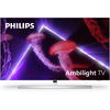 Televizor Philips OLED 55OLED807/12, 139 cm, Smart Android, 4K Ultra HD 100Hz, Clasa G, Argintiu
