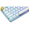 Tastatura mecanica gaming Glorious PC Gaming Race GMMK TKL, iluminare RGB, switch Gateron Brown, US-Layout, Ice white