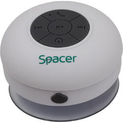 Boxa Portabila Spacer Ducky, 3W, Bluetooth, Microfon, White