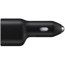 Samsung Car Charger 1x USB-C 25W, 1x USB-A 15W Super Fast Charging; Black "EP-L4020NBEGEU" (include TV 0.18lei)