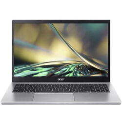 Laptop Acer Aspire 3 A315-59, Intel Core i7-1255U, 15.6 inch FHD, 8GB RAM, 512GB SSD, Intel Iris Xe Graphics, No OS, Argintiu
