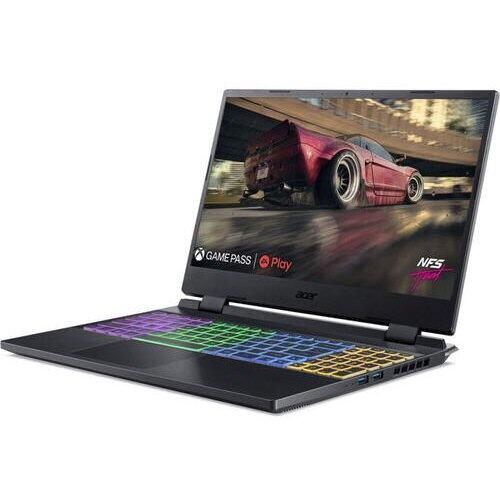 Laptop Gaming Acer Nitro 5 AN515-46, AMD Ryzen 7 6800H, 15.6 inch FHD, 16GB RAM, 512GB SSD, nVidia GeForce RTX 3060 6GB, No OS, Negru