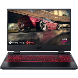 Laptop Gaming Acer Nitro 5 AN515-58, Intel Core i5-12500H, 15.6 inch FHD, 16GB RAM, 512GB SSD, nVidia GeForce RTX 3050 4GB, No OS, Negru