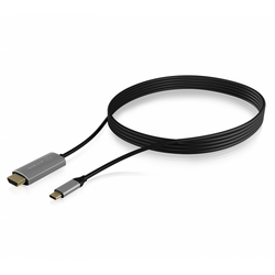 Cablu Raidsonic IcyBox, USB-C 3.1 Male - HDMI Male, 1.8m, Negru