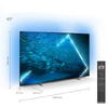 Televizor Philips OLED 65OLED707/12, 164 cm, Smart Android, 4K Ultra HD 100Hz, Clasa G, Argintiu