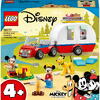 LEGO® Disney Mickey and Friends – Camping cu Mickey Mouse si Minnie Mouse 10777, 103 piese