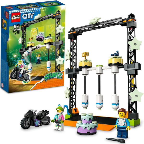 LEGO® City - Provocarea de cascadorii cu daramare 60341, 117 piese