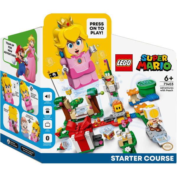 LEGO® Super Mario™ - Set de baza - Aventuri cu Peach 71403, 354 piese