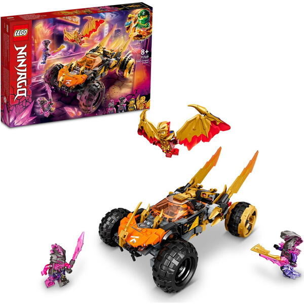 LEGO® NINJAGO® - Mașina-dragon a lui Cole 71769, 384 piese