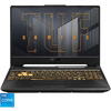 Laptop Gaming ASUS TUF F15 FX506HM cu procesor Intel® Core™ i5-11400H pana la 4.50 GHz, 15.6", Full HD, IPS, 144Hz, 16GB, 512GB SSD, NVIDIA® GeForce RTX™ 3060 6GB, NO OS, Eclipse Gray