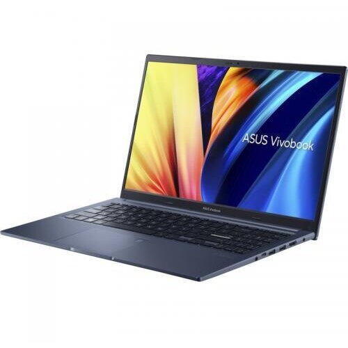 Laptop ASUS VivoBook 15 X1502ZA-BQ418, 15.6 inch FHD, Intel Core i7-1260P, 16GB RAM, 512GB SSD, Free DOS, Albastru