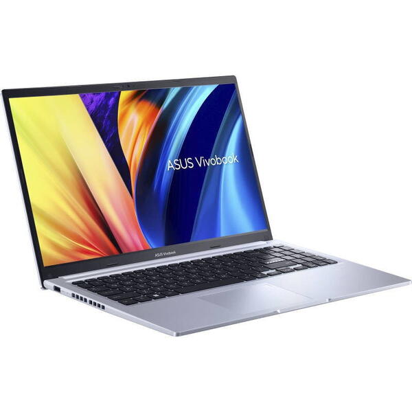 Laptop ASUS Vivobook M1502IA-BQ068W, 15.6 inch FHD, AMD Ryzen 5 4600H, 8GB RAM, 512GB SSD, Windows 11 Home, Argintiu