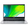 Laptop Acer Aspire 3, 15.6 inch FHD, AMD Ryzen 5 5500U, 8GB RAM, 256GB SSD, Free DOS, Argintiu
