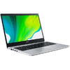 Laptop Acer Aspire 3, 15.6 inch FHD, AMD Ryzen 3 5300U, 8GB RAM, 256GB SSD, Free DOS, Argintiu