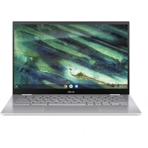 Laptop Asus ChromeBook Flip CX3400FMA, 14 FHD Touch, Intel Core i3-1110G4, 8GB RAM, 128GB SSD, Chrome OS, Albastru